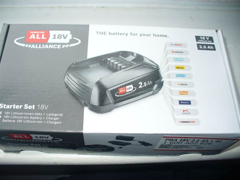 Bosch 18 volt battery and charger
