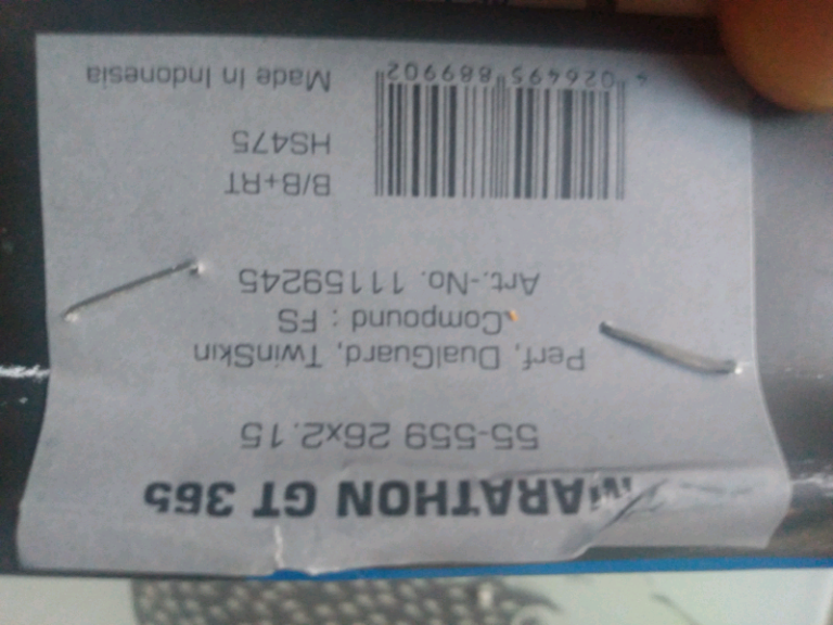 X2 26 inch Schwalbe Marathon GT 365 Peformance Tyre 