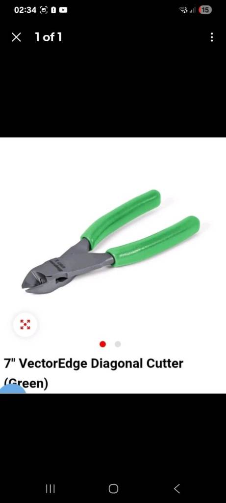 Snap on 7" VectorEdge side cutters *NEW*