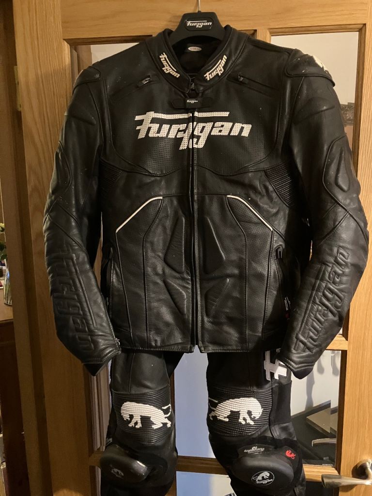 Furygang leather motorcycle suit.