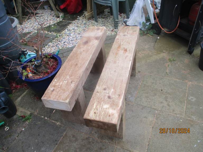 GARDEN WOODEN BENCH £35