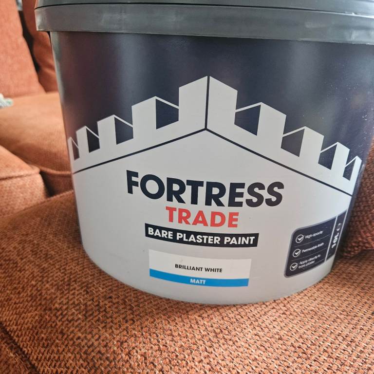 Fortress trade bare plaster paint