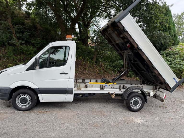 VW CRAFTER TIPPER, CR35, MWB, WHITE, 2.0 Tdi, 2016.
