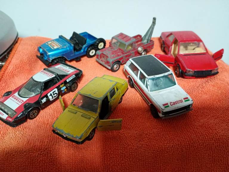 Vintage collectables cars, police vehicles 