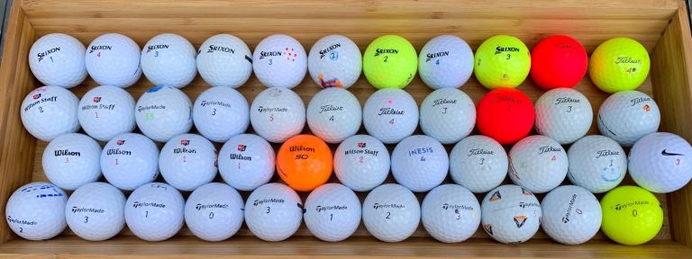 25 Used Golf Balls