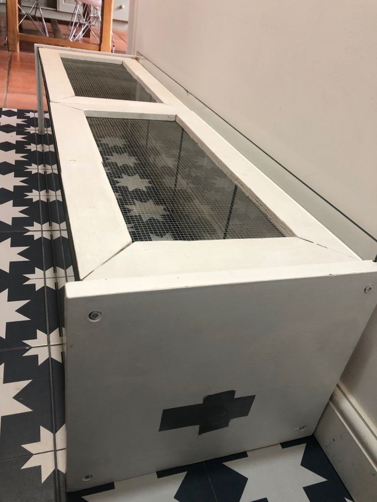 Enclosure Ikea Detolf tank for small rodents, gerbils, hamster