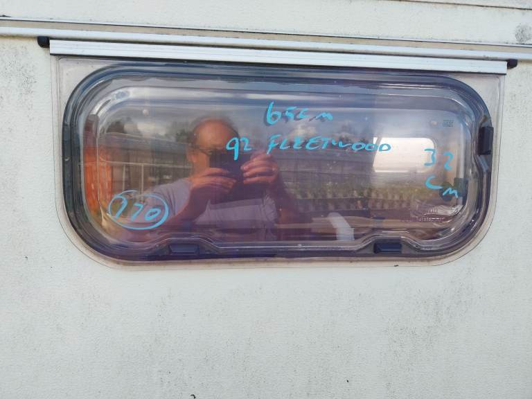 1992 Fleetwood caravan kitchen window 