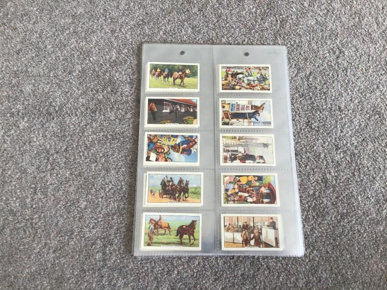 Full Set Gallaher's Racing Scenes Vintage Cigarette Cards