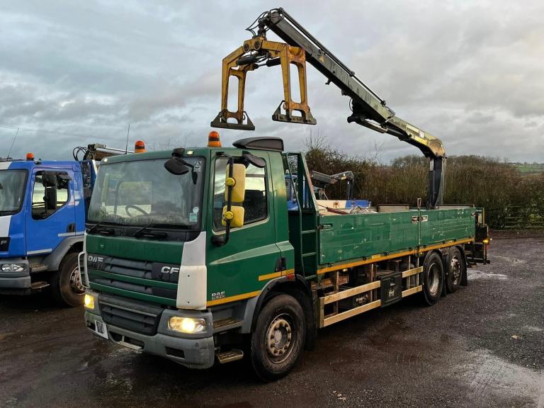 2013 DAF CF 75.310 DROPSIDE WITH HMF 1430 CRANE