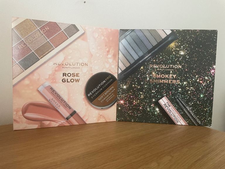 Revolution Beauty Makeup Gift Sets – Rose Glow & Smoky Shimmers