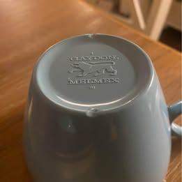 Gaydon Melmex melamine tea set - blue