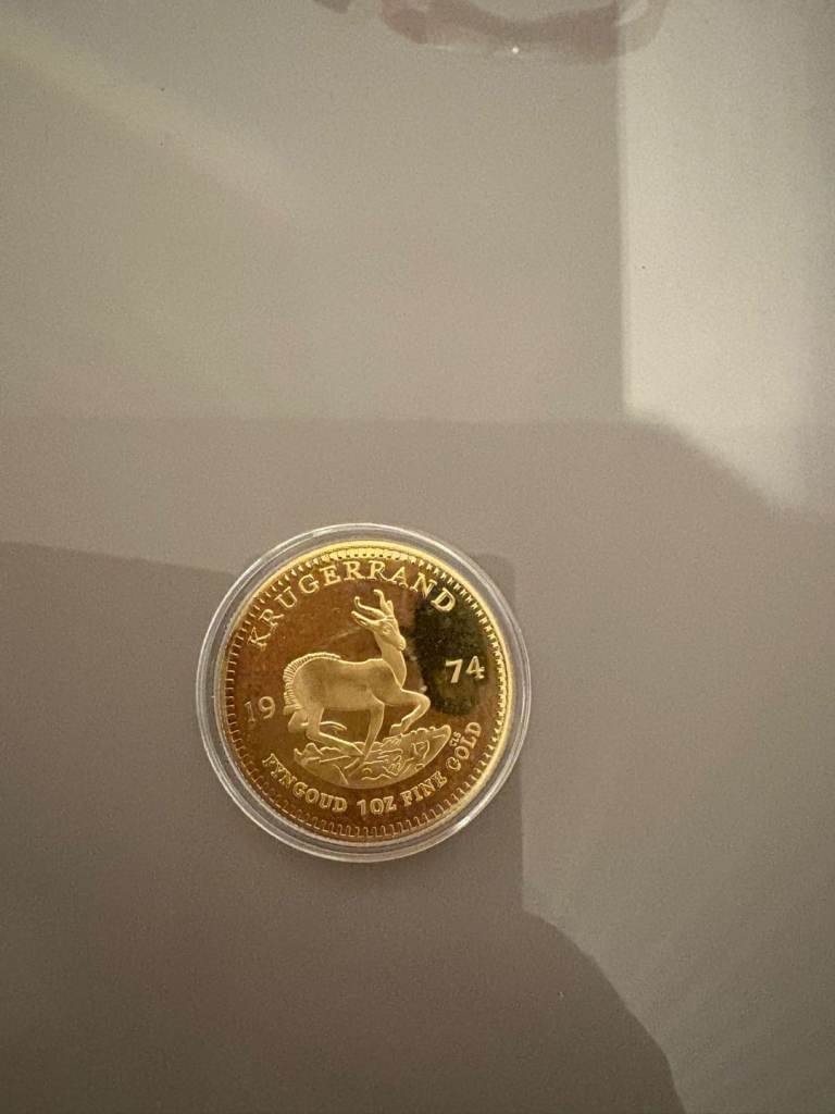 1974 krugerrand gold coin