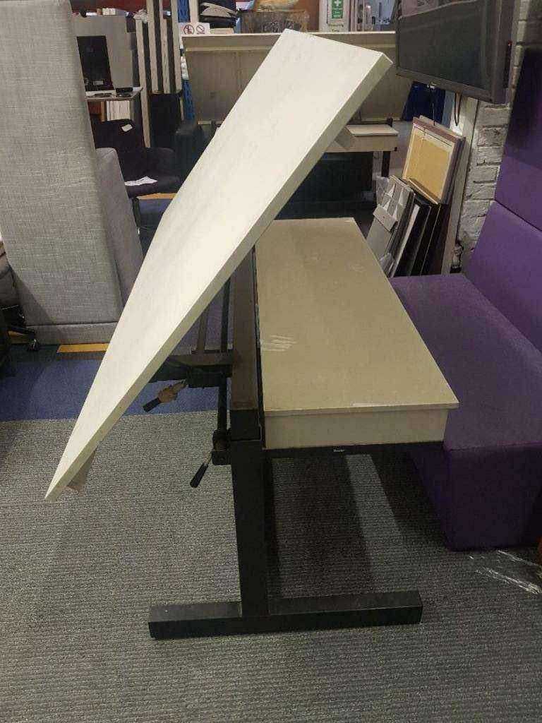 Preowned Professional Flip Top Drawing Board Desk Adjustable Stand 2x £ ...