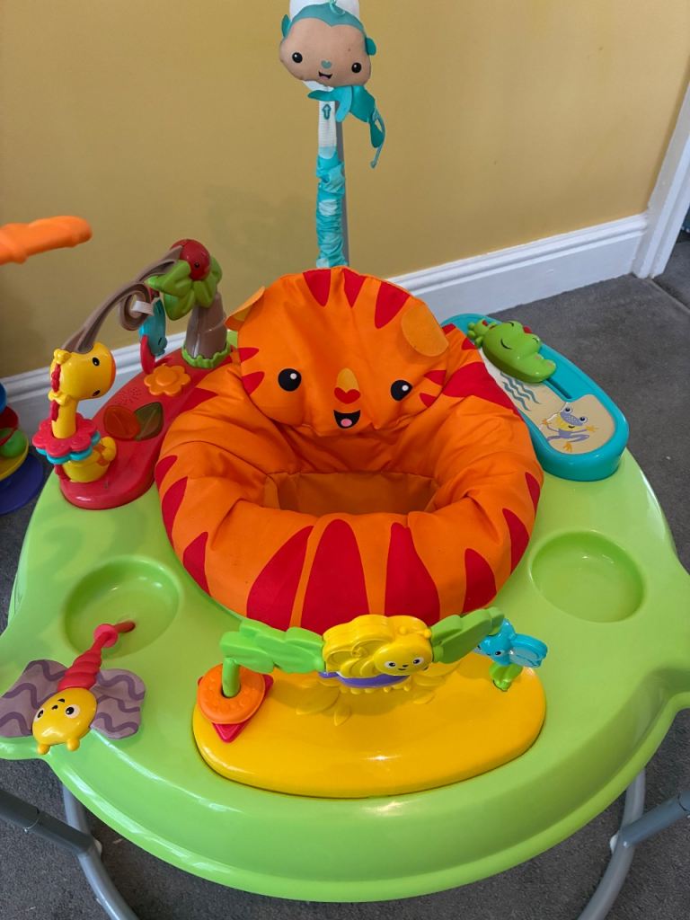 Jumperoo. Baby Activity Jumper – Multicoloured, Good Condition