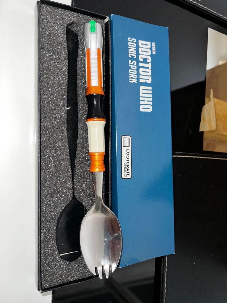 Doctor Who Sonic Spork Set - New in Box