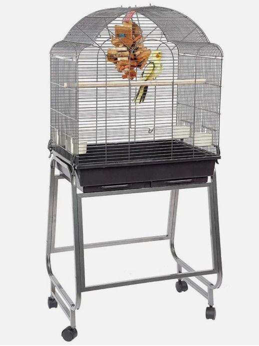 Rainforest Cages Brazil II Parrot Cage and Stand Antique, Cockatiel, Conure etc