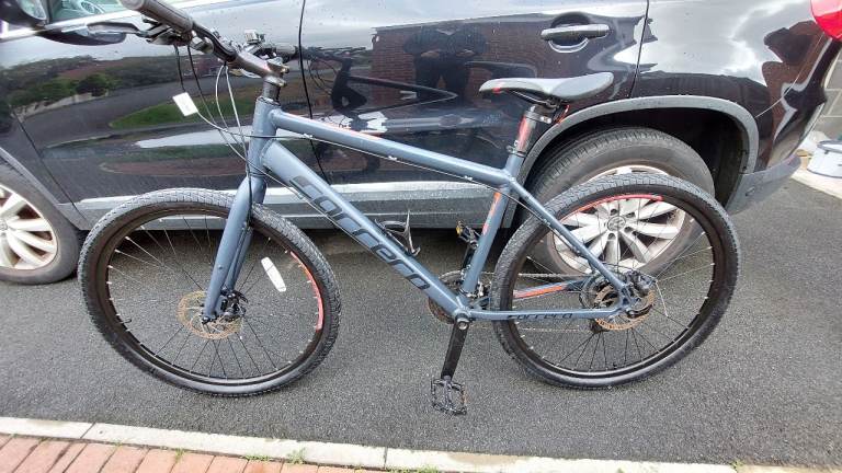 Carrera Subway Hybrid Bike - Grey, Good Condition