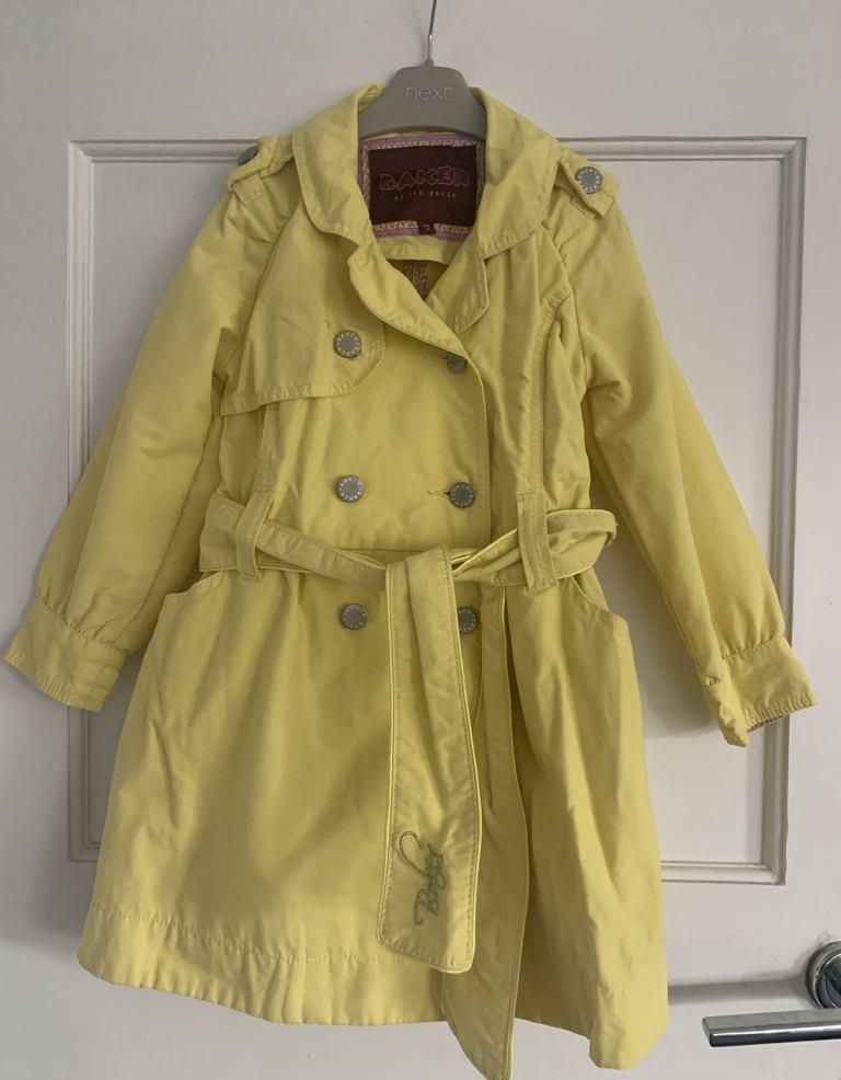 Baker by Ted Baker Girls Yellow Coat 4 years