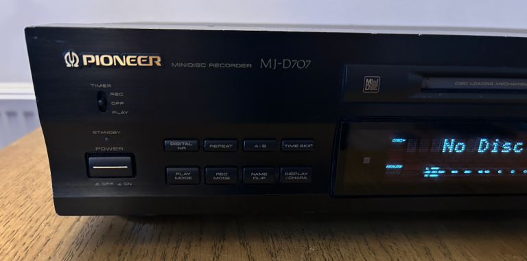Pioneer MJ-D707 MiniDisc Recorder