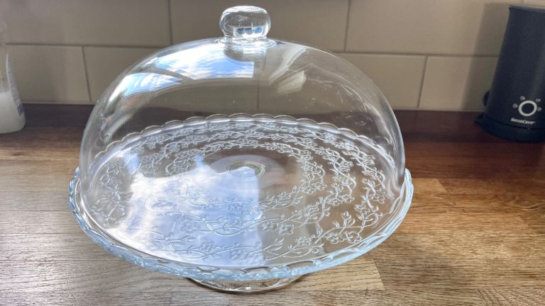Ikea Large Clear Cake Stand ( new)