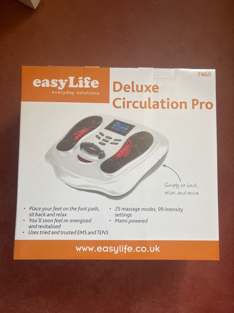 easyLife Deluxe Circulation Pro Massager – New in Box