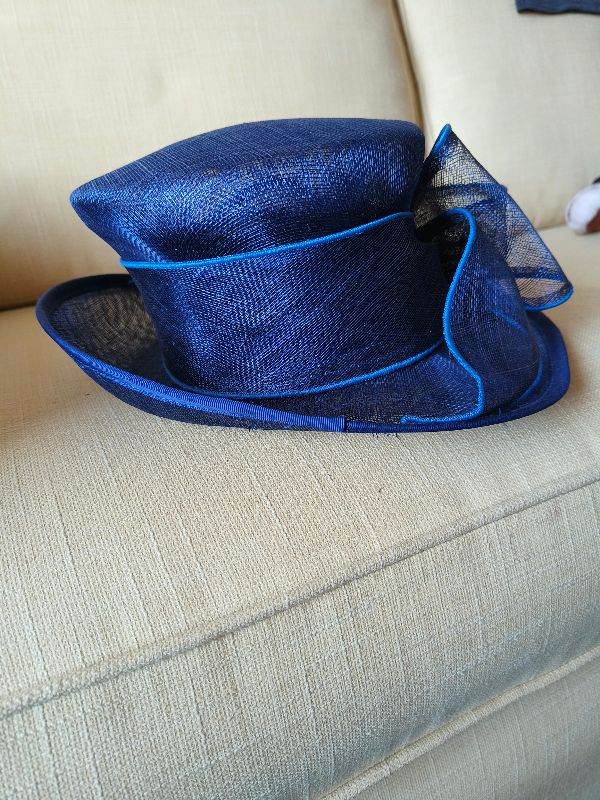 Blue Wedding Hat