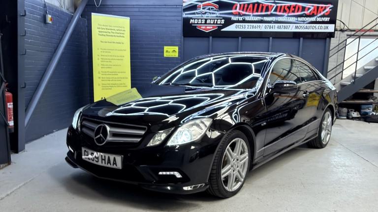 MERCEDES-BENZ E CLASS 3.0 E350 CDI V6 BlueEfficiency Sport Black Auto Diesel 200