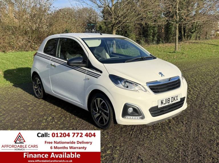 2018 Peugeot 108 1.2 PureTech Collection Hatchback 3dr Petrol Manual Euro 6 (82 ps) Hatchback Pet...