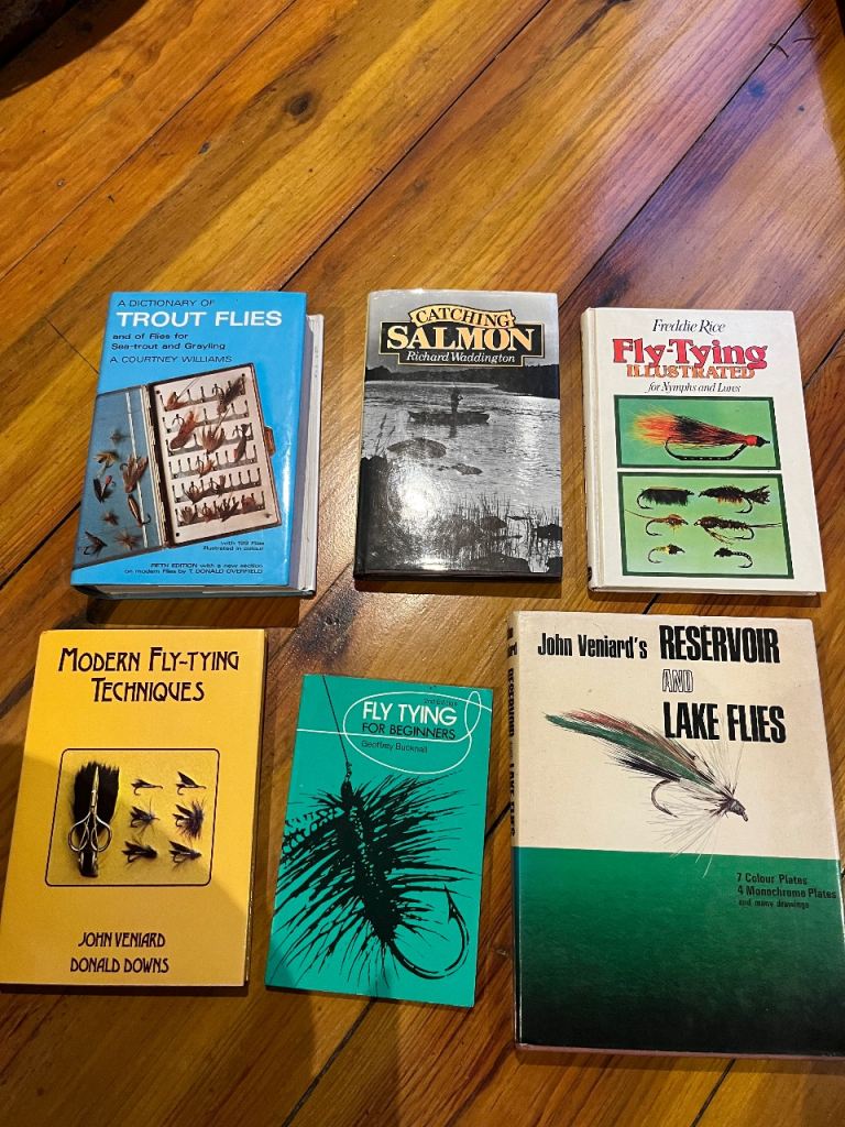 Collection of fly tying /fishing books x6