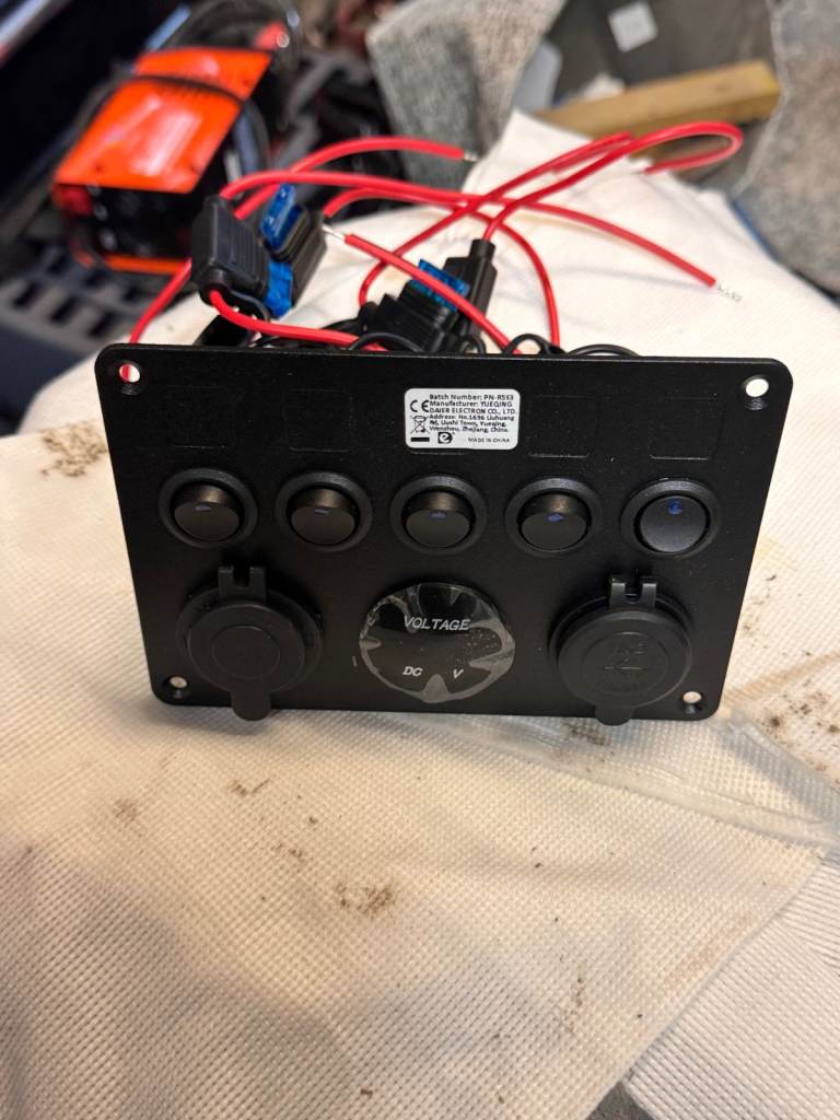 control panel car boat motorhome