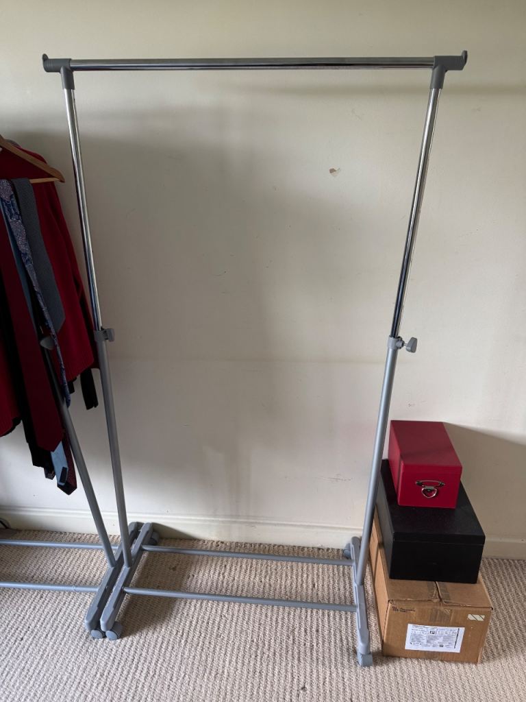 Adjustable Clothes Rail - Good Condition