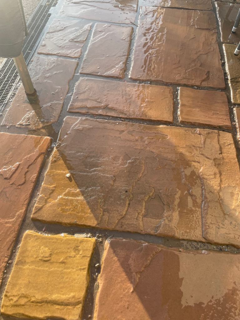 Patio slabs 