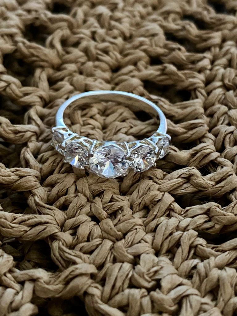 Beautiful Sterling Silver & Cubic Zirconia Ring