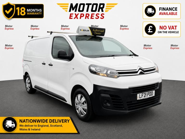 2021 Citroen Dispatch 1000 1.5 BlueHDi 100 Van Enterprise PANEL VAN Diesel Manual