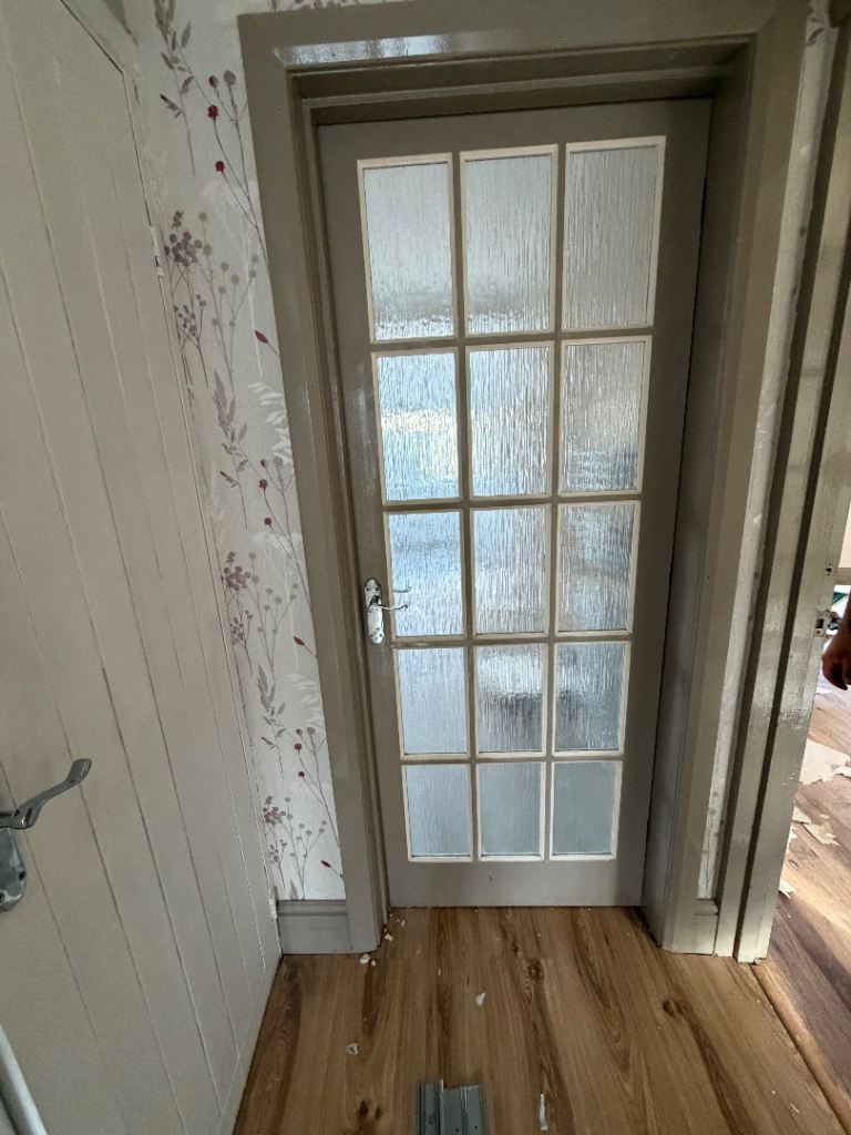 Glass internal door 