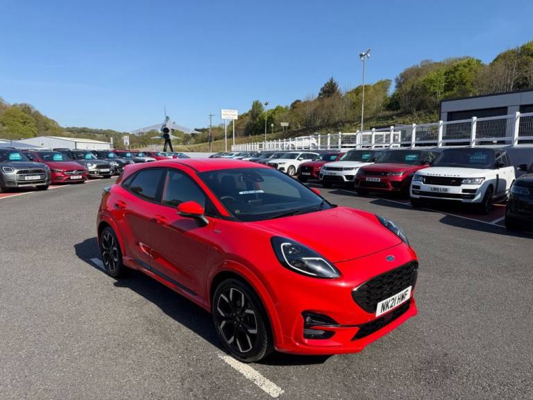 2021 21 FORD PUMA 1.5 TDCI ST-LINE SUV Diesel Manual SUV in Red / Black leather
