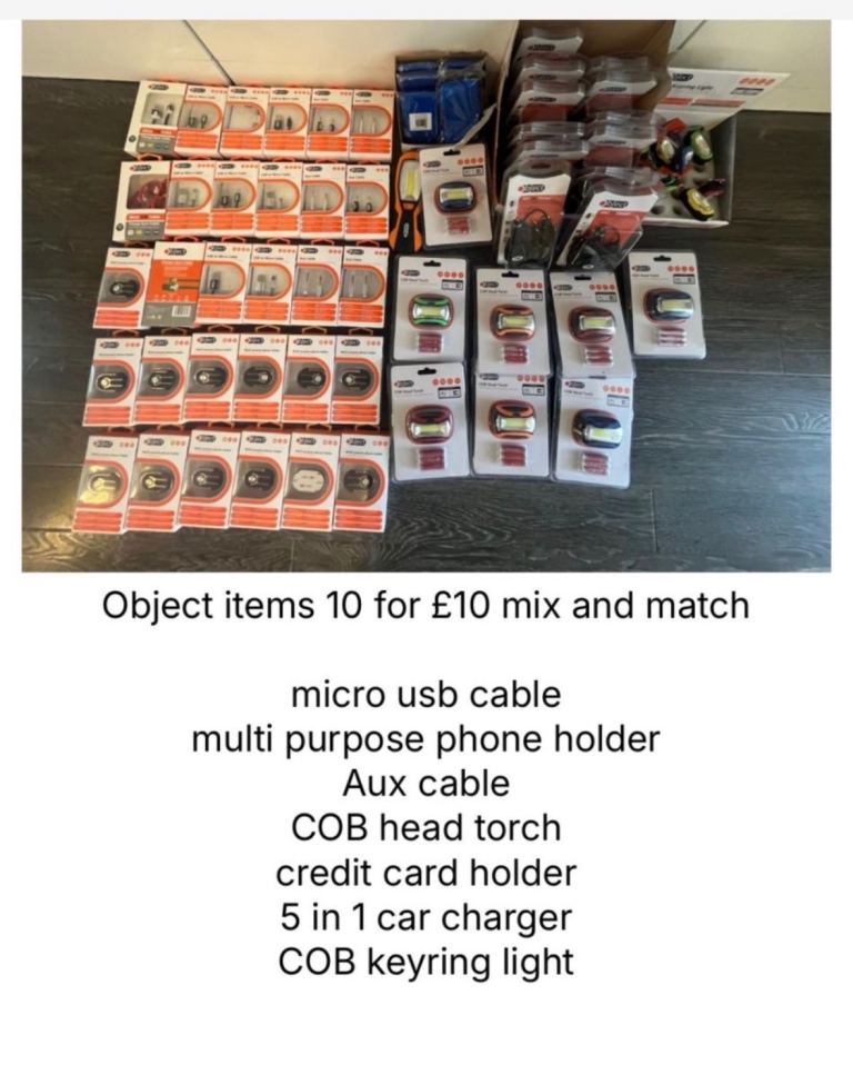 Object items 10 for £10 (only first pic)