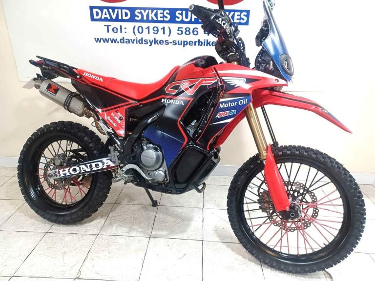 Honda CRF300 RALLY 72-REG ONLY 5562 MILES WITH EXTRAS £5199. OTR