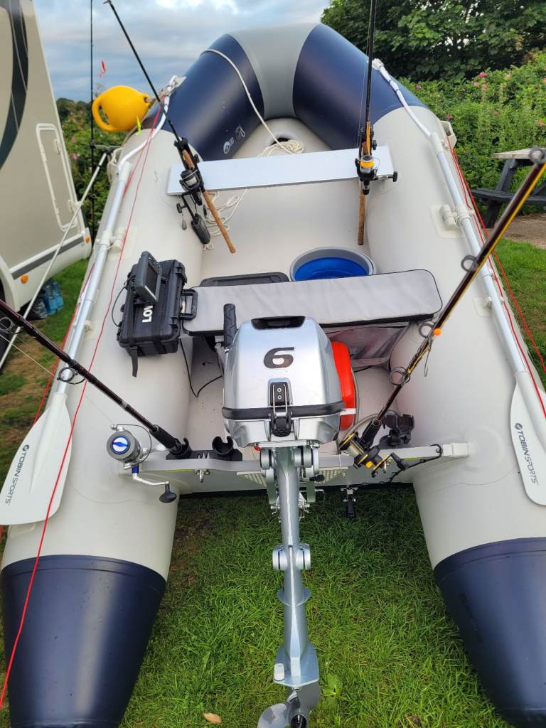 3.3m airdeck sib with launching trolley