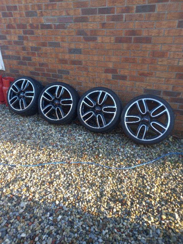 19 Inch Mini 5 stud John Cooper Works Alloy Wheels