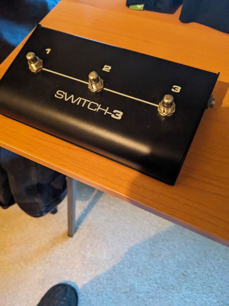 Switch 3 foot switch for TC helicon vocal processors 