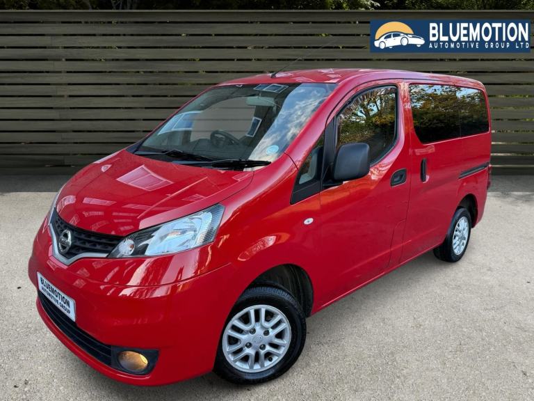 image for ✿2018/18 Nissan NV200 1.5 DCI Acenta Combi, Red, Diesel ✿TWO OWNERS ✿7 SEATER✿