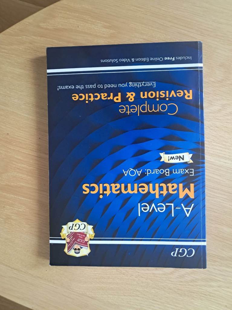 AQA A level Maths Textbook CGP