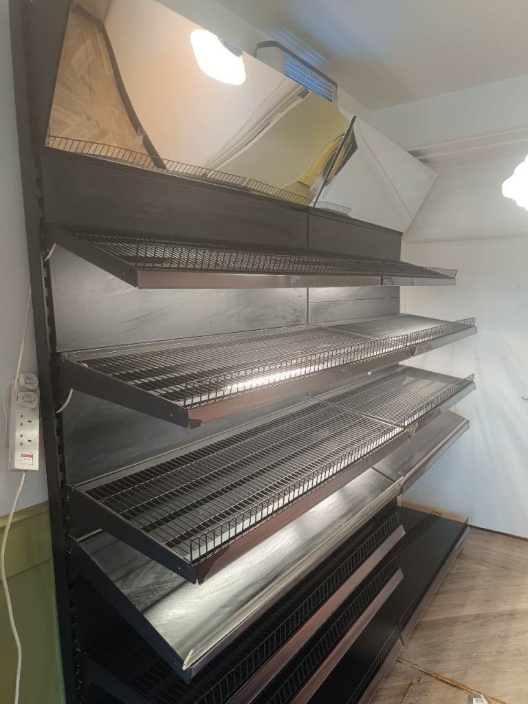 Large Commercial Retail Display Shelving Unit – Bakery / Farm Shop / Convenience Store