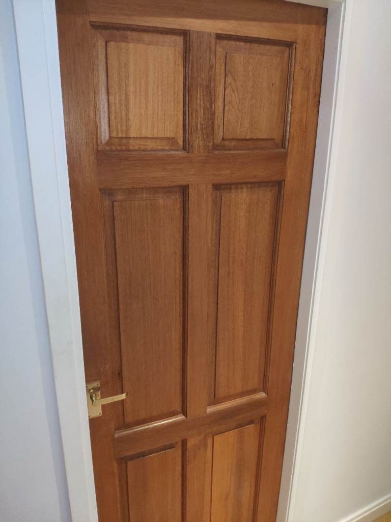  6 Panel Colonial Hardwood Doors: 726 x 2040mm 