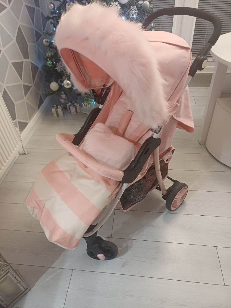My Babiie Billie Faiers Signature Range MB30 Pink Stripes Pushchair