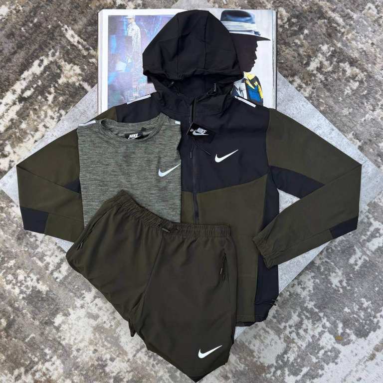 Nike 3 piece short set pre loved 