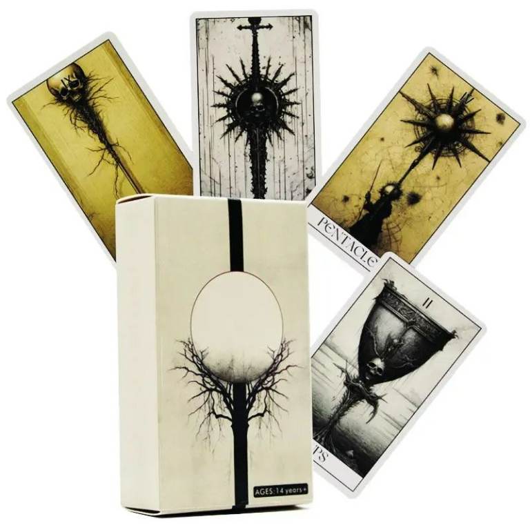🃏78 Pcs Mysterious and Terrifying Tarot Cards  Divination & Spiritual Insight  