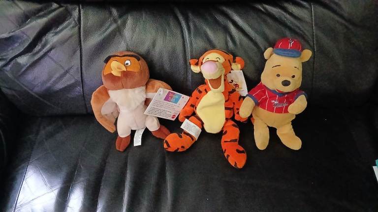 Winnie The Pooh ,Tigger and Owl Soft toys