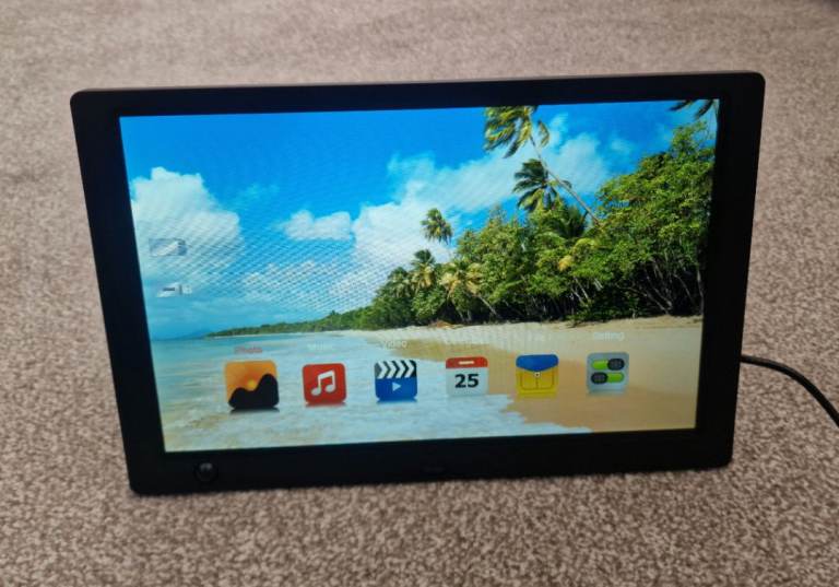 10-inch Digital Photo Frame with Slideshow and Video Playback